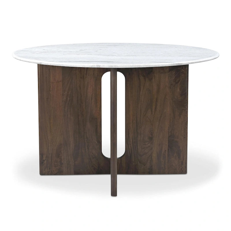  Brelline, Round Dining Table With Cross Legs - 48W x48D x30H