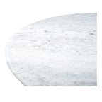 Brelline, mesa de comedor redonda con patas cruzadas - 48W x 48D x 30H