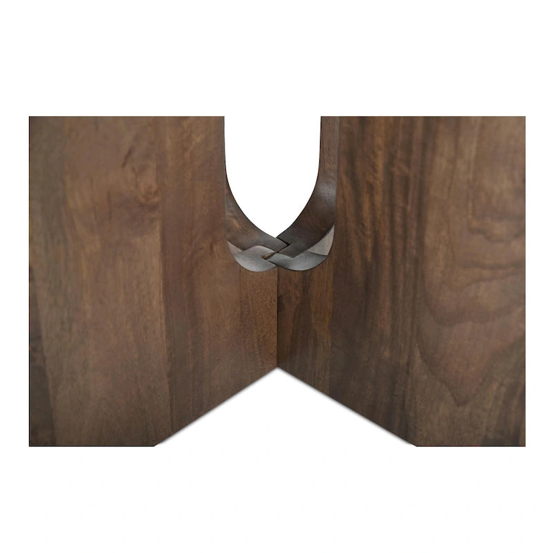 Brelline, mesa de comedor redonda con patas cruzadas - 48W x 48D x 30H