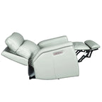 Sillón reclinable eléctrico de cuero con gravedad cero, reposacabezas y soporte lumbar eléctricos, puerto USB y USB-C