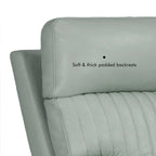 Sillón reclinable eléctrico de cuero con gravedad cero, reposacabezas y soporte lumbar eléctricos, puerto USB y USB-C