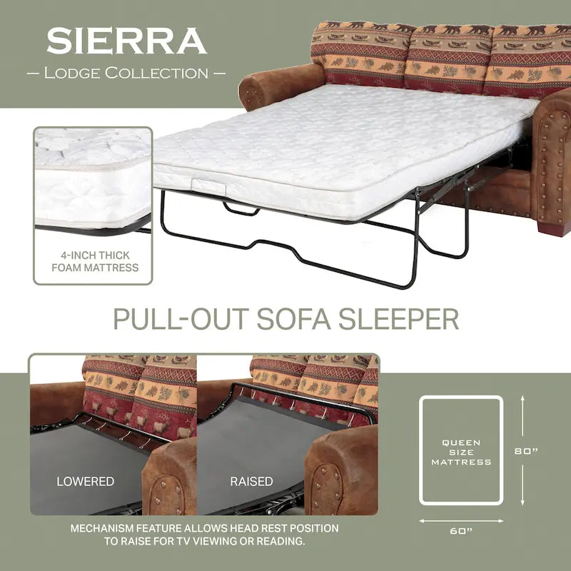 Sofá cama Sierra Mountain Lodge