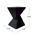 Mesa auxiliar Tess de hormigón ligero para exterior de