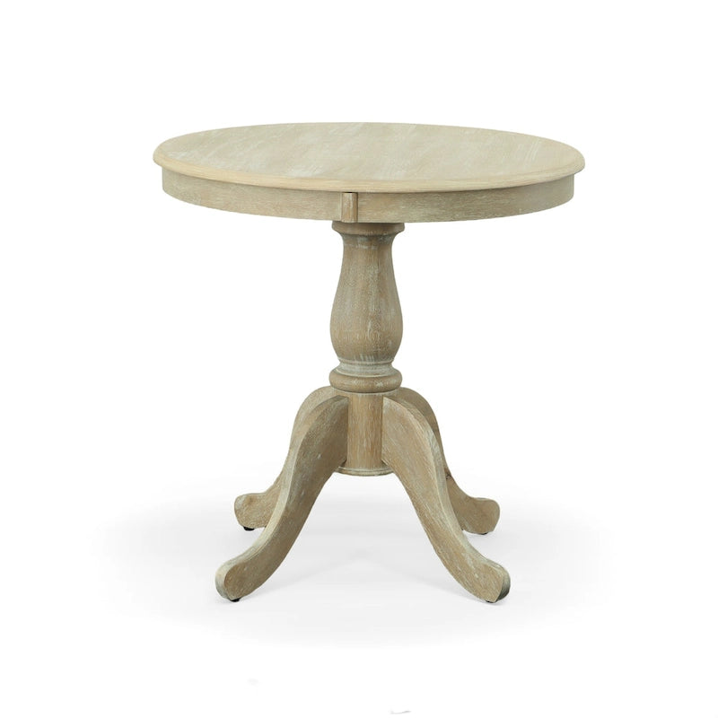 Mesa de comedor de pedestal redonda Carolina Living Fairview 30