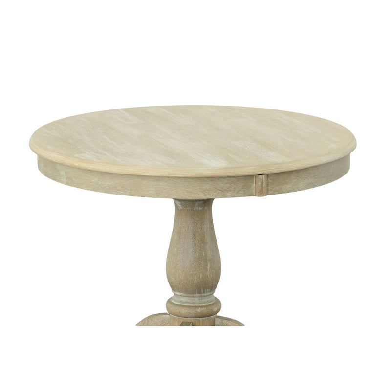 Mesa de comedor de pedestal redonda Carolina Living Fairview 30
