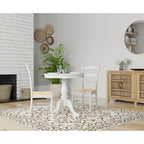 Mesa de comedor de pedestal redonda Carolina Living Fairview 30