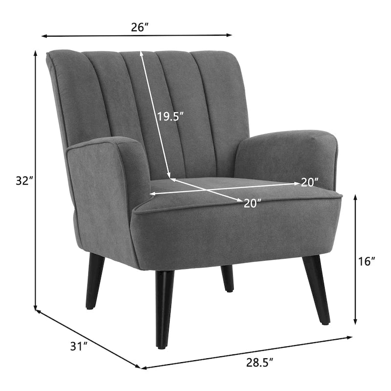 Cómodo sillón decorativo Sillón acogedor Sofá individual