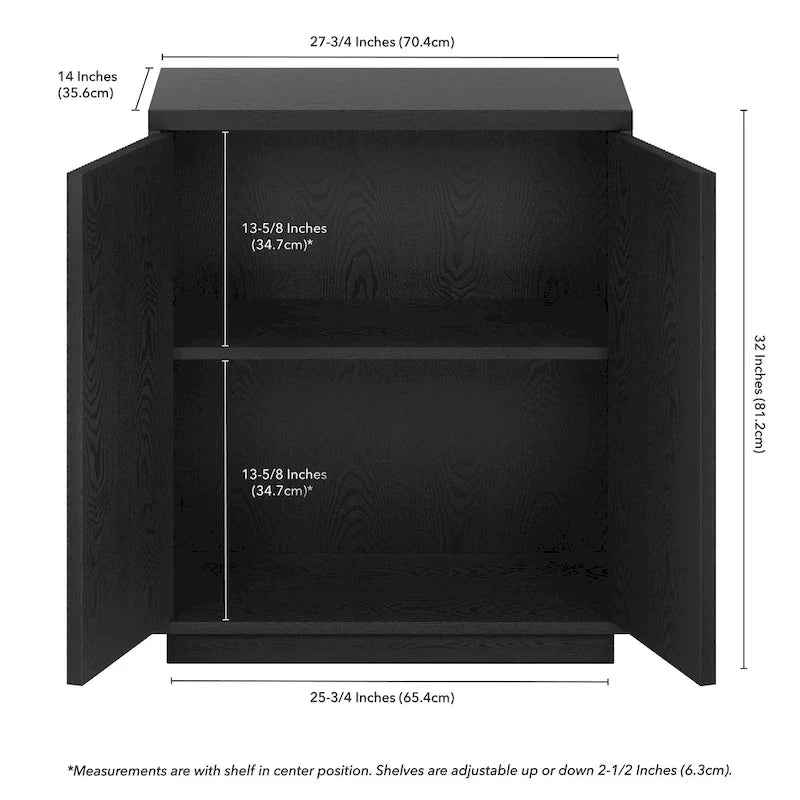 Alston 28 - Gabinete de acento rectangular de 27.75 de ancho