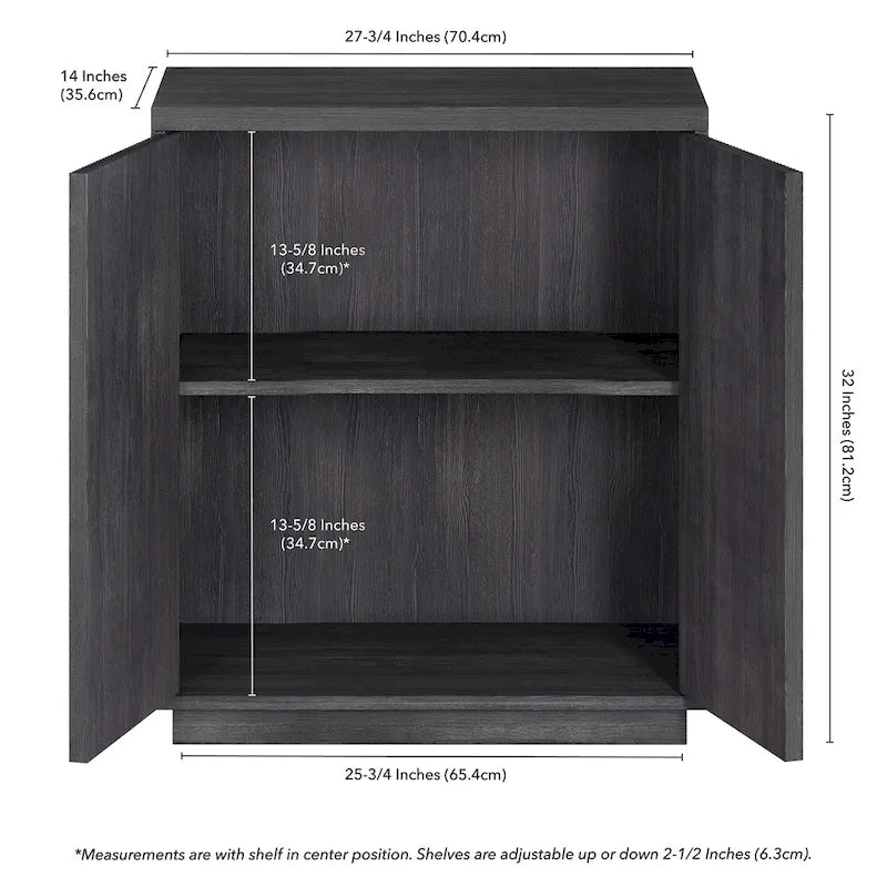 Alston 28 - Gabinete de acento rectangular de 27.75 de ancho