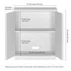 Alston 28 - Gabinete de acento rectangular de 27.75 de ancho
