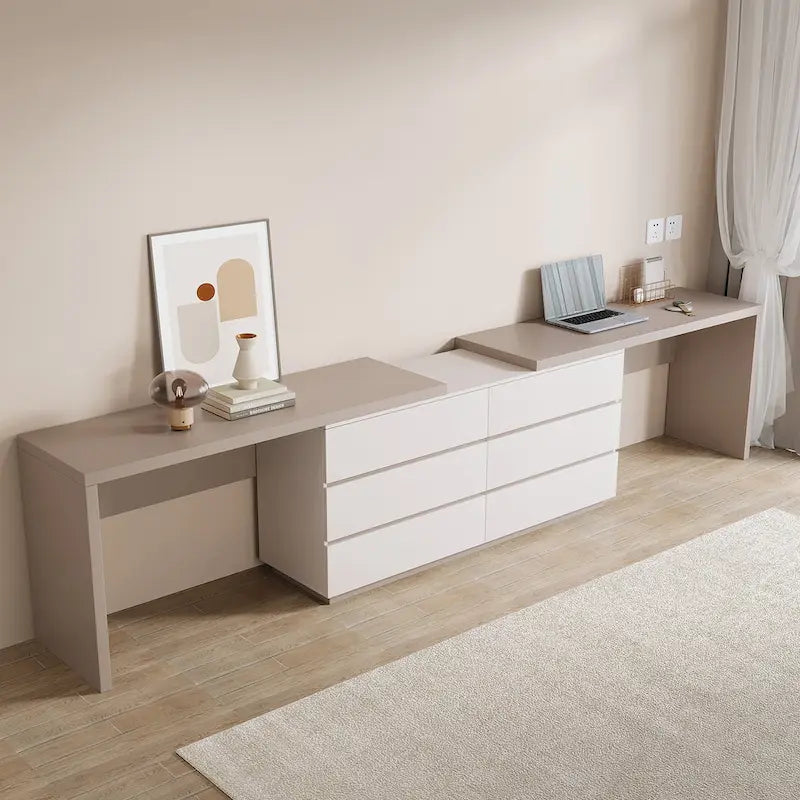 Escritorio Cómoda Extensible para Oficina en Casa de 144 Pulgadas