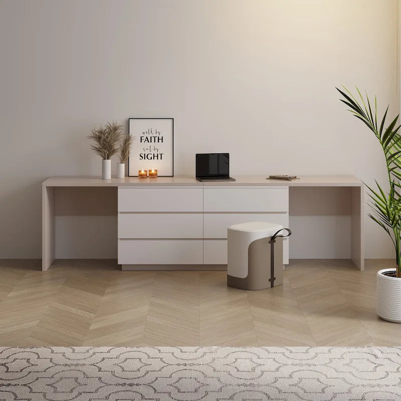 Escritorio Cómoda Extensible para Oficina en Casa de 144 Pulgadas