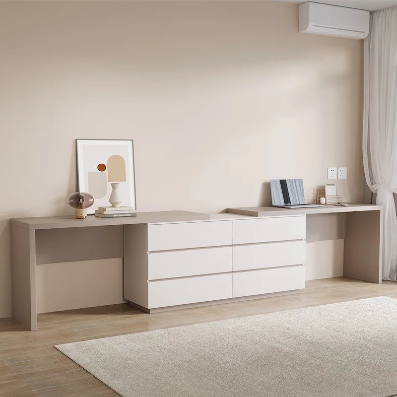 Escritorio Cómoda Extensible para Oficina en Casa de 144 Pulgadas