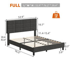Estructuras de cama individual tapizadas en lino con soporte de listones de madera maciza