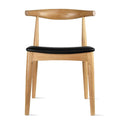 Sillas de comedor de madera oscura de nogal con asiento acolchado de cuero sintético o tela beige, para sala de estar, dormitorio, cocina o como sillas auxiliares de escritorio.