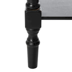 Mesa consola Arvilla Grey de 2 cajones - 37.8 x 13 x 31.9 - 38 Ancho x 13 Profundidad x 32 Alto