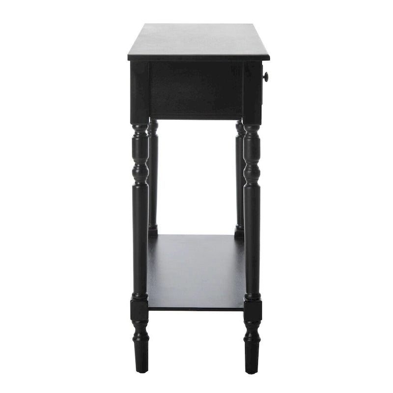 Mesa consola Arvilla Grey de 2 cajones - 37.8 x 13 x 31.9 - 38 Ancho x 13 Profundidad x 32 Alto