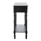 Mesa consola Arvilla Grey de 2 cajones - 37.8 x 13 x 31.9 - 38 Ancho x 13 Profundidad x 32 Alto