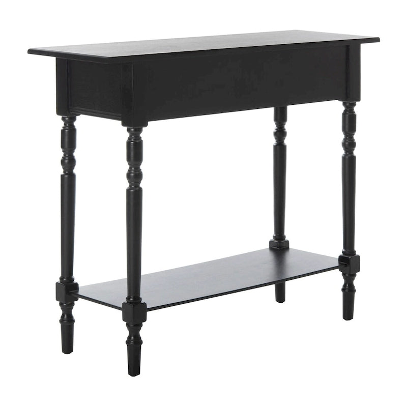 Mesa consola Arvilla Grey de 2 cajones - 37.8 x 13 x 31.9 - 38 Ancho x 13 Profundidad x 32 Alto