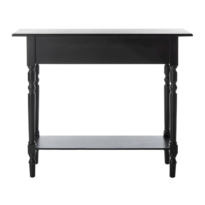 Mesa consola Arvilla Grey de 2 cajones - 37.8 x 13 x 31.9 - 38 Ancho x 13 Profundidad x 32 Alto