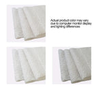 Cama de plataforma tamaño queen tapizada en bouclé Lilium Ivory con cajones de