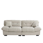 Sofás Minimalistas Cloud Couches con Dos Cojines
