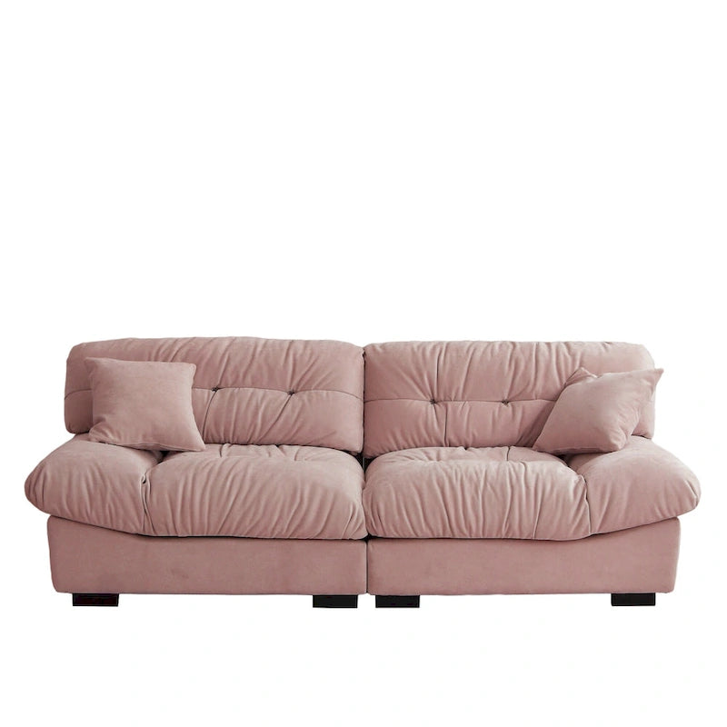 Sofás Minimalistas Cloud Couches con Dos Cojines