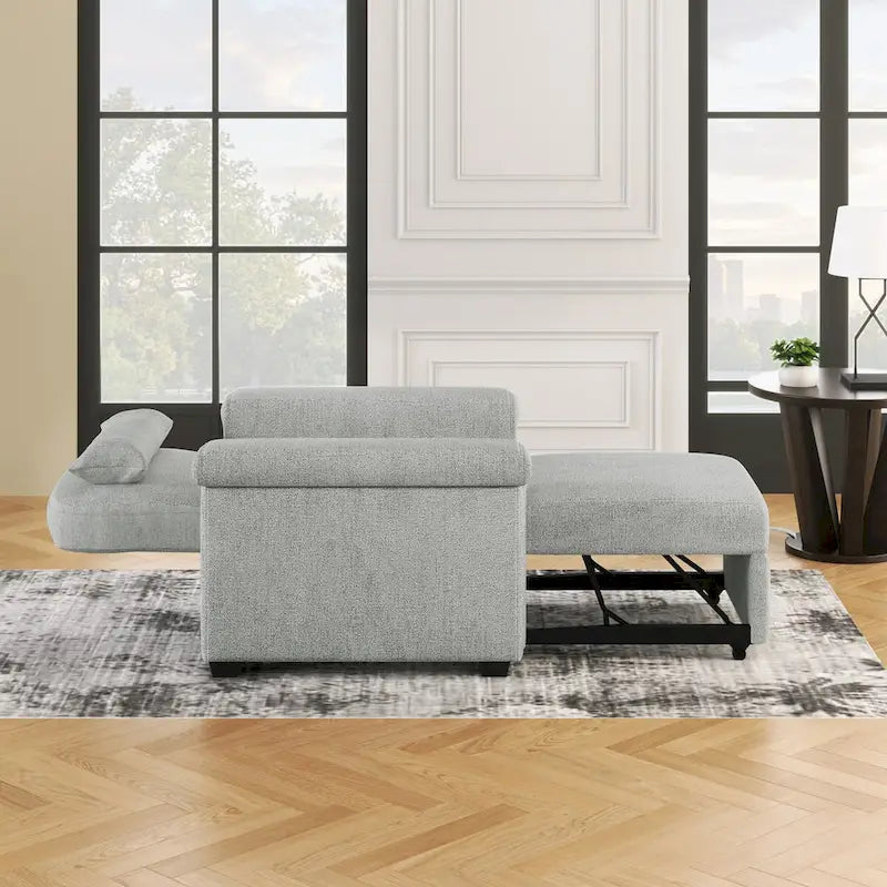 Sillón Sofá Cama Convertible 3 en 1 para Sala de Estar con Almohada