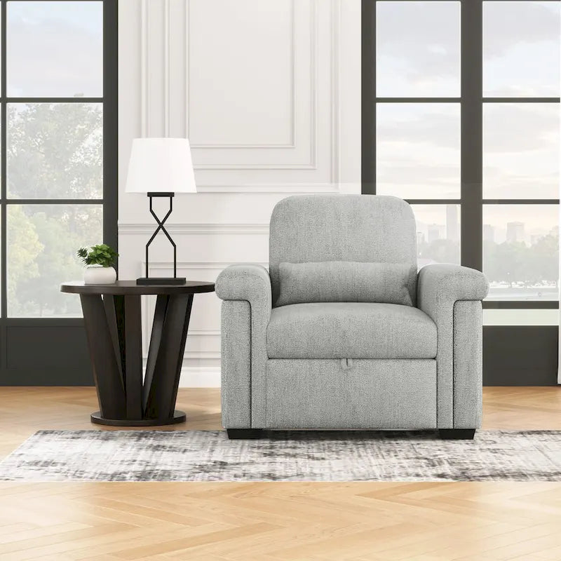 Sillón Sofá Cama Convertible 3 en 1 para Sala de Estar con Almohada