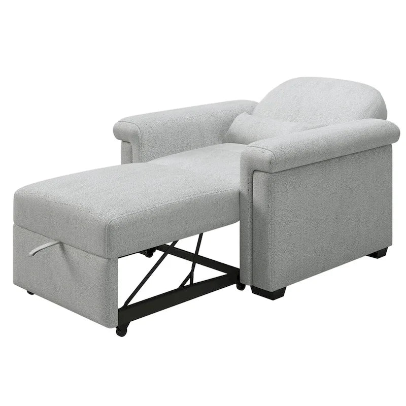 Sillón Sofá Cama Convertible 3 en 1 para Sala de Estar con Almohada
