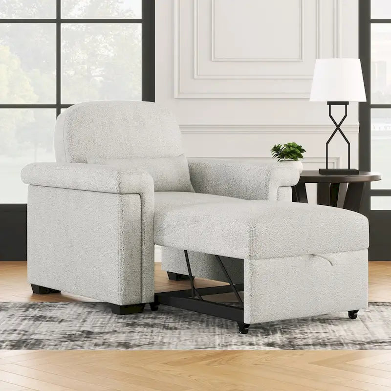 Sillón Sofá Cama Convertible 3 en 1 para Sala de Estar con Almohada