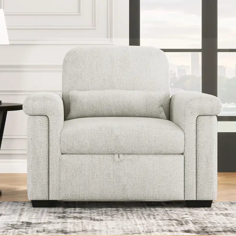 Sillón Sofá Cama Convertible 3 en 1 para Sala de Estar con Almohada