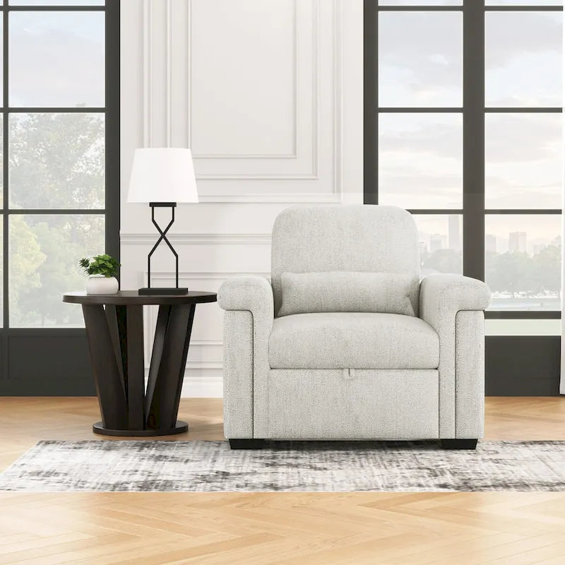 Sillón Sofá Cama Convertible 3 en 1 para Sala de Estar con Almohada