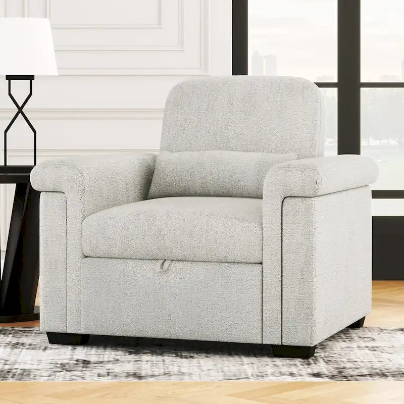 Sillón Sofá Cama Convertible 3 en 1 para Sala de Estar con Almohada
