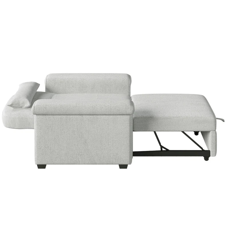 Sillón Sofá Cama Convertible 3 en 1 para Sala de Estar con Almohada