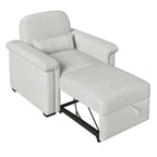 Sillón Sofá Cama Convertible 3 en 1 para Sala de Estar con Almohada