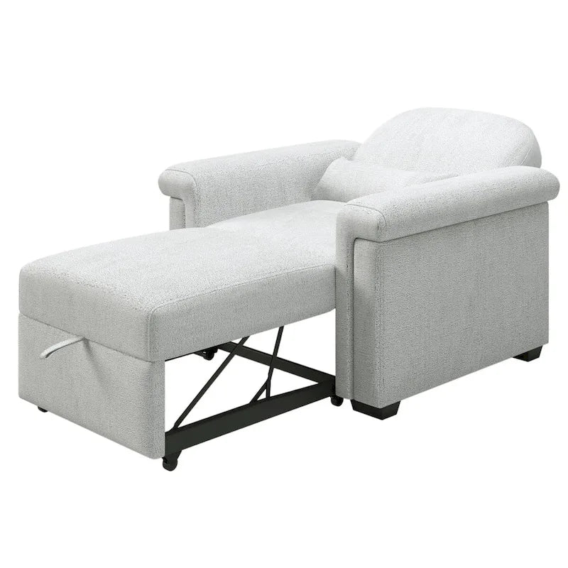 Sillón Sofá Cama Convertible 3 en 1 para Sala de Estar con Almohada