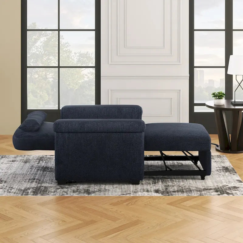 Sillón Sofá Cama Convertible 3 en 1 para Sala de Estar con Almohada