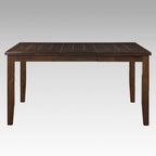 Mesa de comedor cuadrada con extensión de mariposa en Espresso