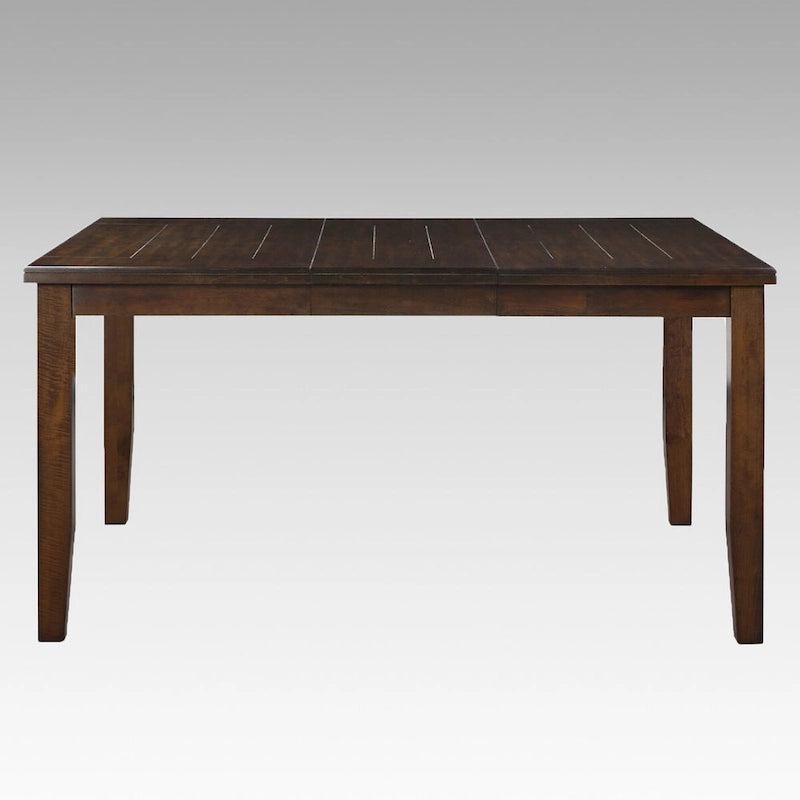 Mesa de comedor cuadrada con extensión de mariposa en Espresso