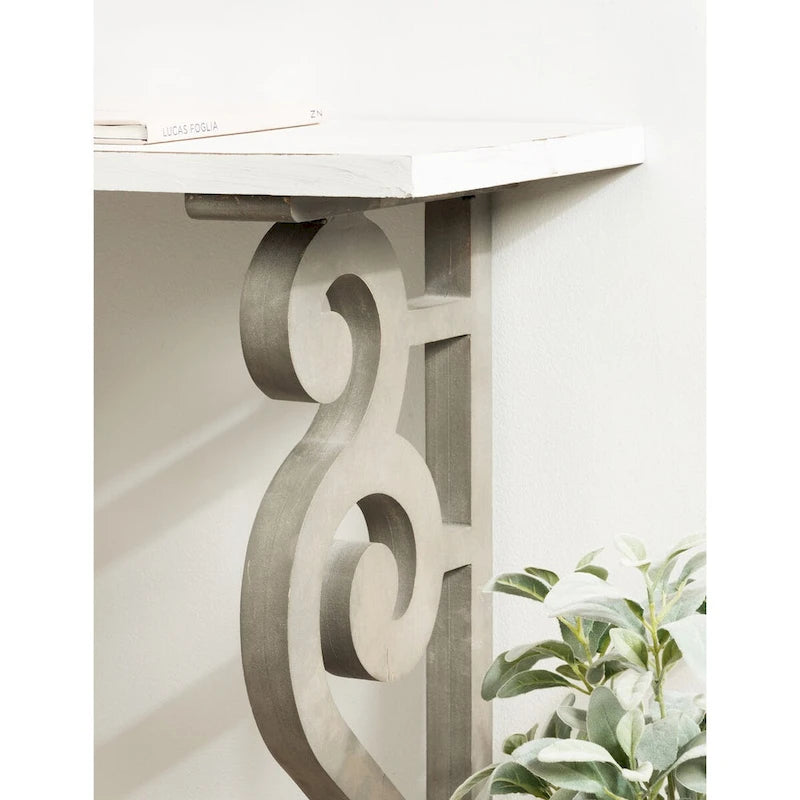 Mesa consola de madera maciza estilo francés campestre Wyldwood