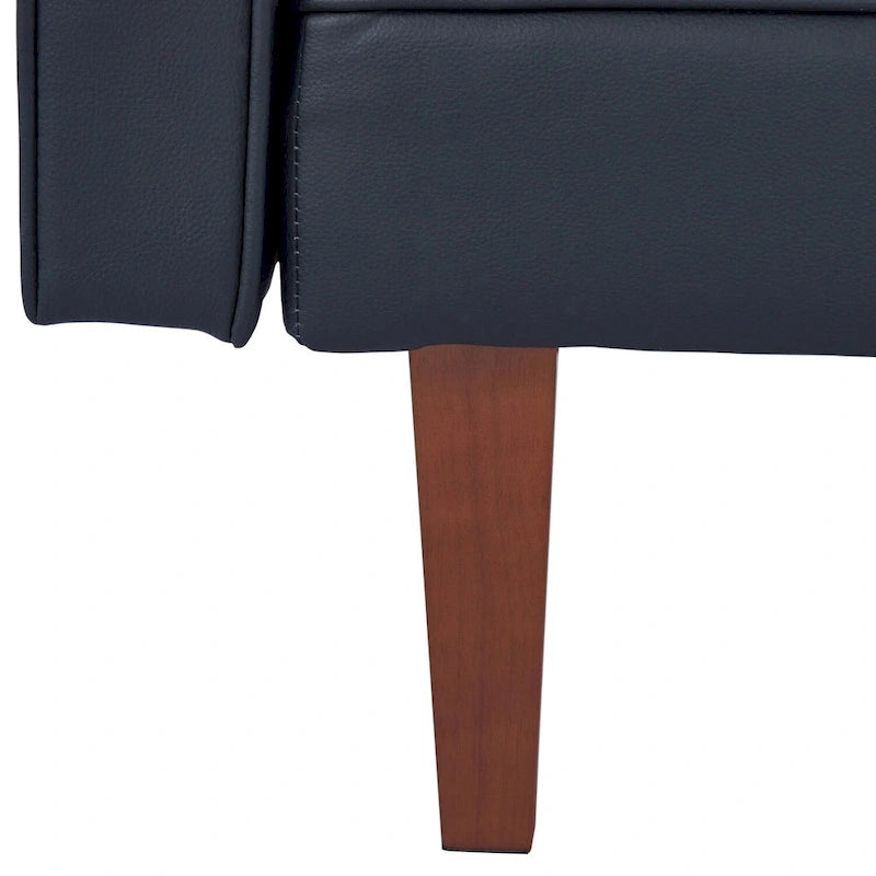 Sofá cama convertible de tela ajustable, sillón reclinable, sofá biplaza reversible, cama de día plegable, cama para invitados con 2 almohadas