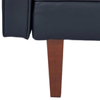 Sofá cama convertible de tela ajustable, sillón reclinable, sofá biplaza reversible, cama de día plegable, cama para invitados con 2 almohadas