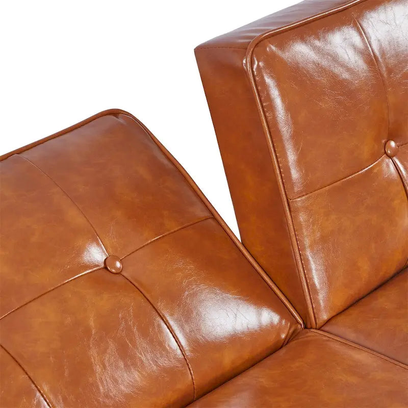 Sofá cama convertible de tela ajustable, sillón reclinable, sofá biplaza reversible, cama de día plegable, cama para invitados con 2 almohadas