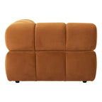 Sillón esquinero Rist, marrón