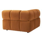Sillón esquinero Rist, marrón
